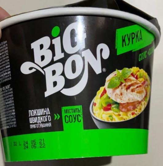 Фото - Локшина швидкого приготування Курка+соус Сальса BigBon