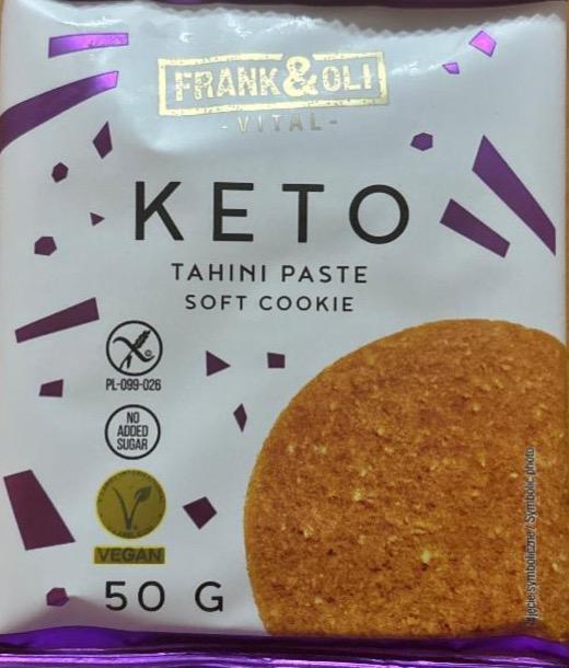 Фото - Keto tahini paste soft cookie Frank&Oli