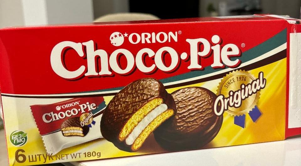 Фото - Тістечко в шоколадній глазурі Choco Pie Чоко Пай Orion