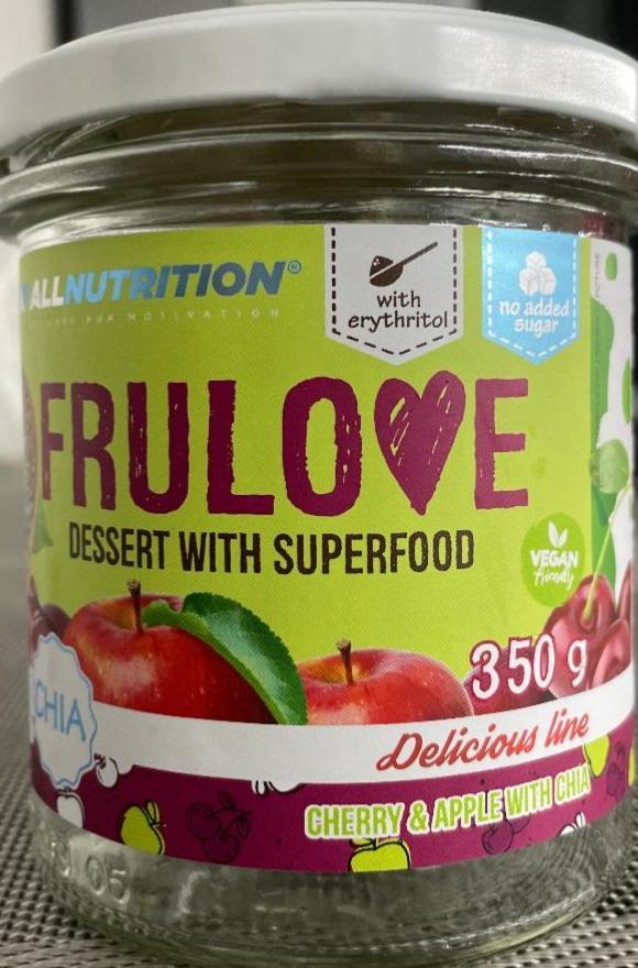 Фото - Frulove dessert with superfood cherry & apple with chia Allnutrition