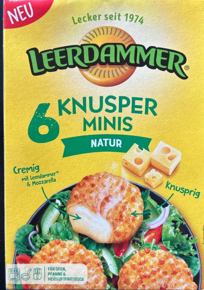 Фото - Knusper minis natur Leerdammer