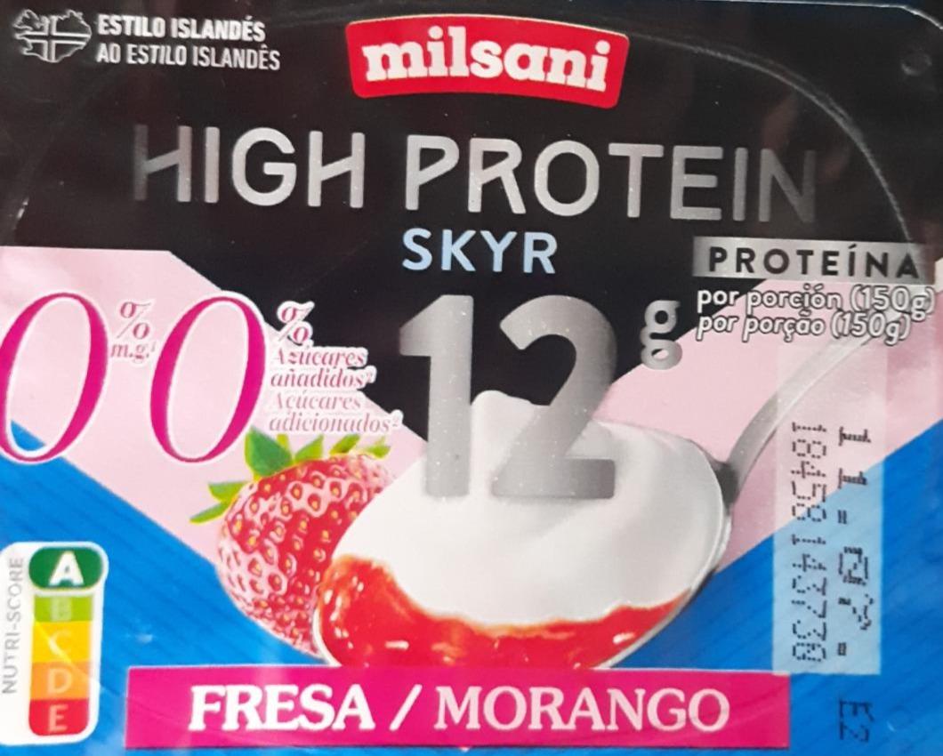 Фото - High proteínas skyr 12g natural Milsani