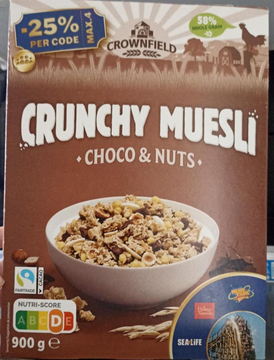 Фото - Crunchy Muesli choco & nuts Crownfield