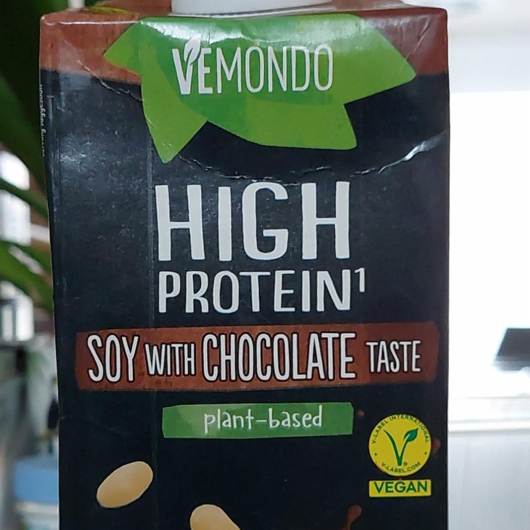 Фото - Напій протеїновий соєвий з шоколадним смаком High Protein Drink Chocolate Flavour Vemondo