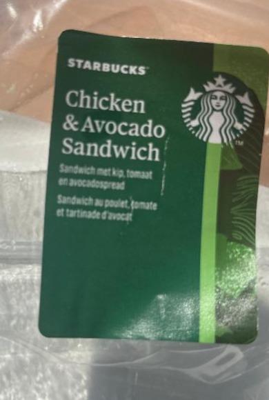 Фото - Chicken and avocado sandwich Starbucks