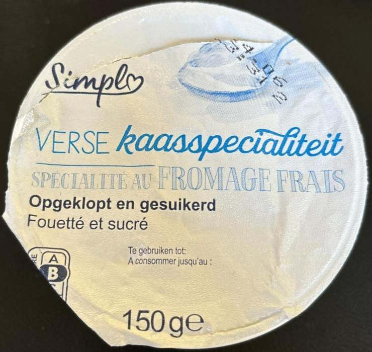 Фото - Fromage Frais Fouetté Sucré Simpl