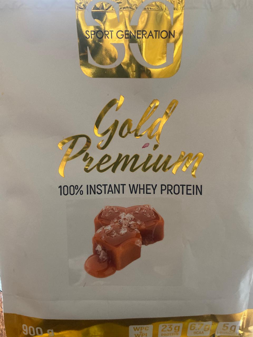 Фото - Протеїн 100% Instant Whey Protein Gold Salted Caramel Premium Sport Generation