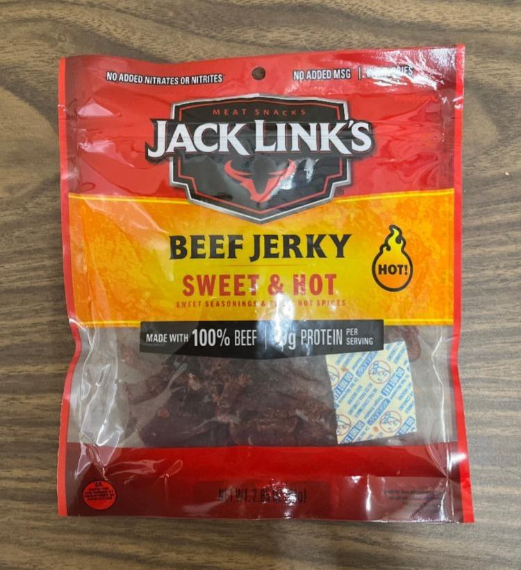 Фото - Beef Jerky Sweet & Hot Jack Link's