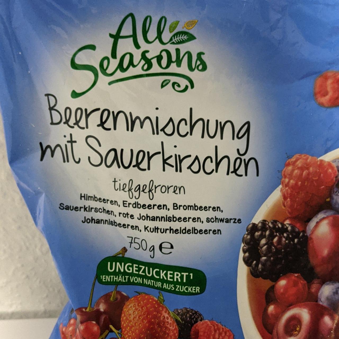 Фото - Beerenmischung mit Sauerkirschen All Seasons