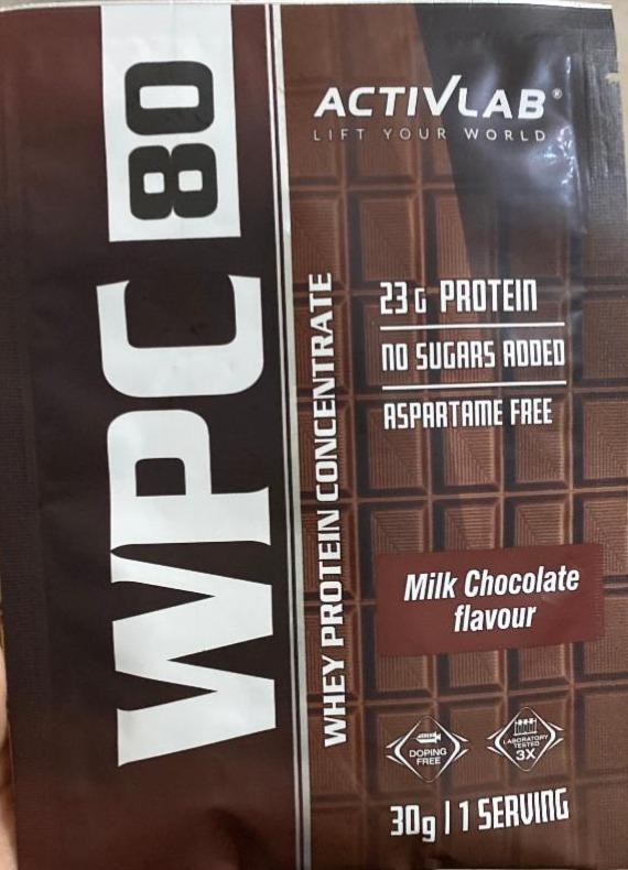 Фото - Протеїн Whey Protein Milk Chocolate Flavour WPC80 Activlab