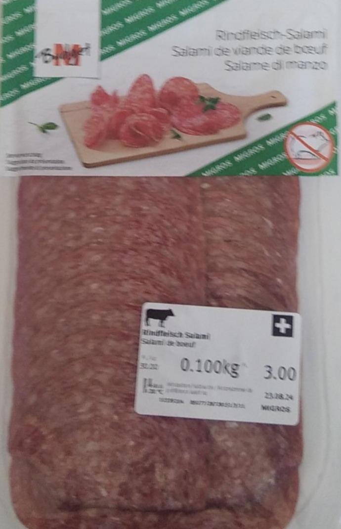 Фото - Rindfleisch salami M-Budget