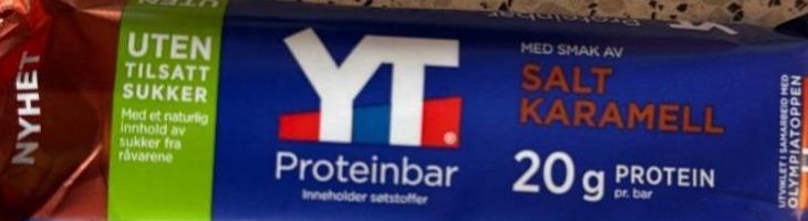 Фото - Proteinbar mtd smak av salt karamell inneholder setstoffer YT