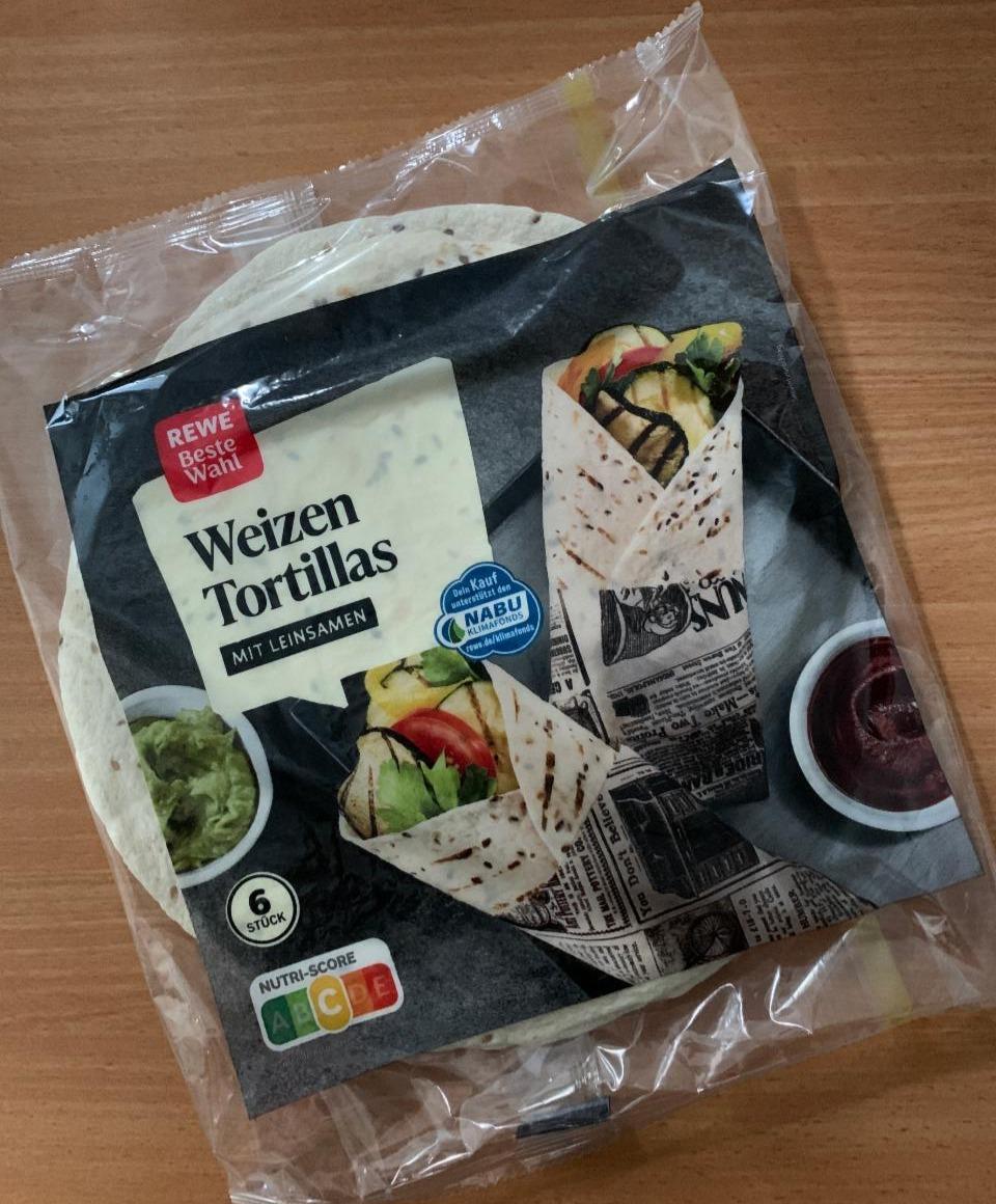 Фото - Weizen Tortillas Mit Leinsamen Rewe Beste Wahl