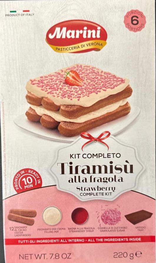 Фото - Kit completo tiramisu strawberry Marini