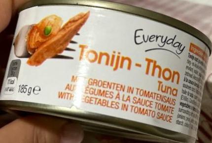 Фото - Tonijn thon tuna with vegetables in tomato sauce EveryDay