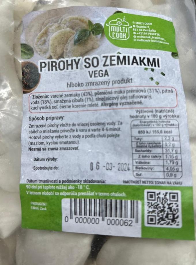 Фото - Pirohy so zemiakmi vega Multi Cook