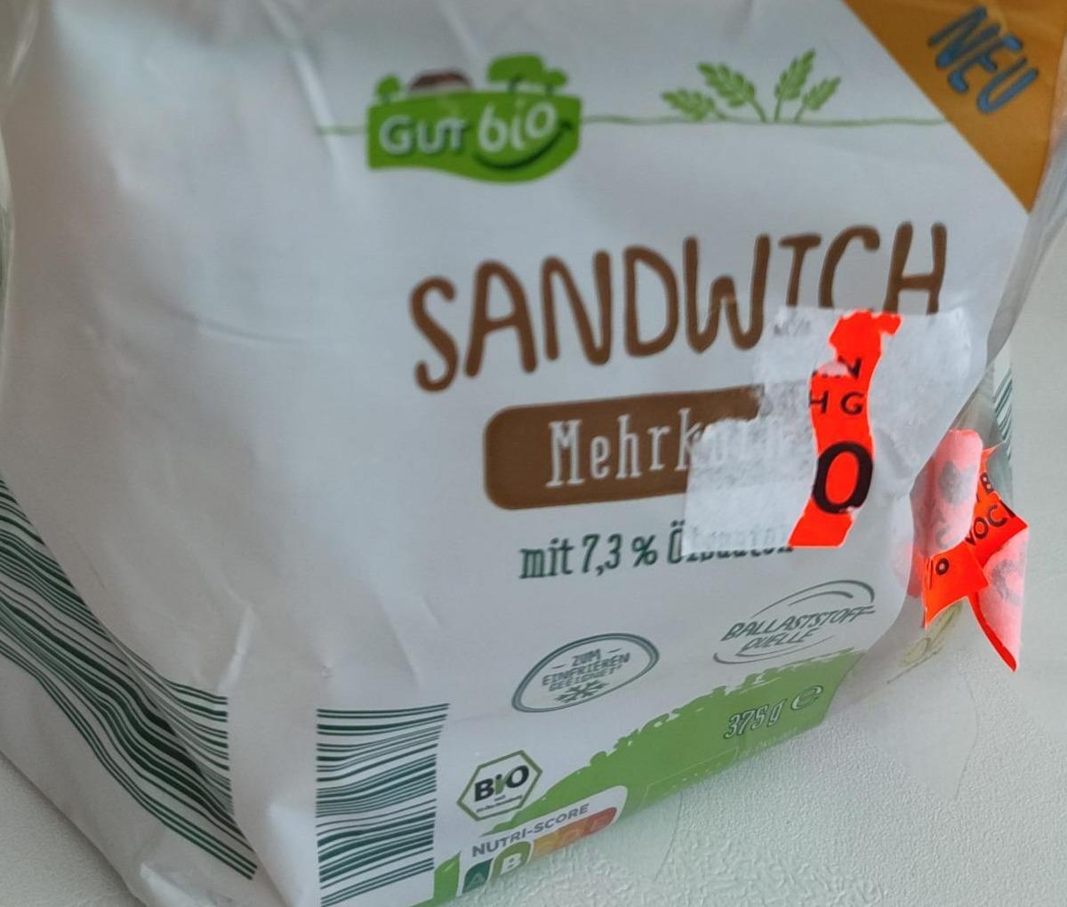 Фото - Bio Mehrkornsandwichbrot GutBio