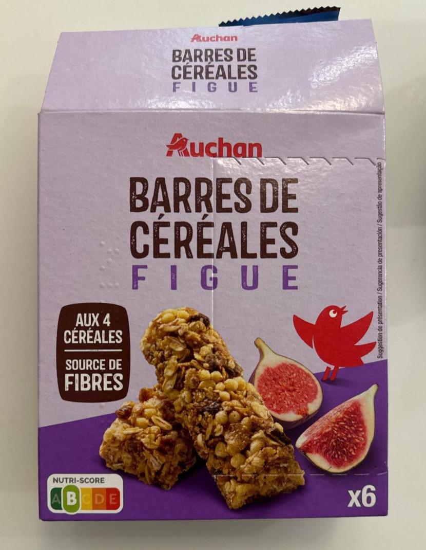 Фото - Barres De Cereales Figue Auchan