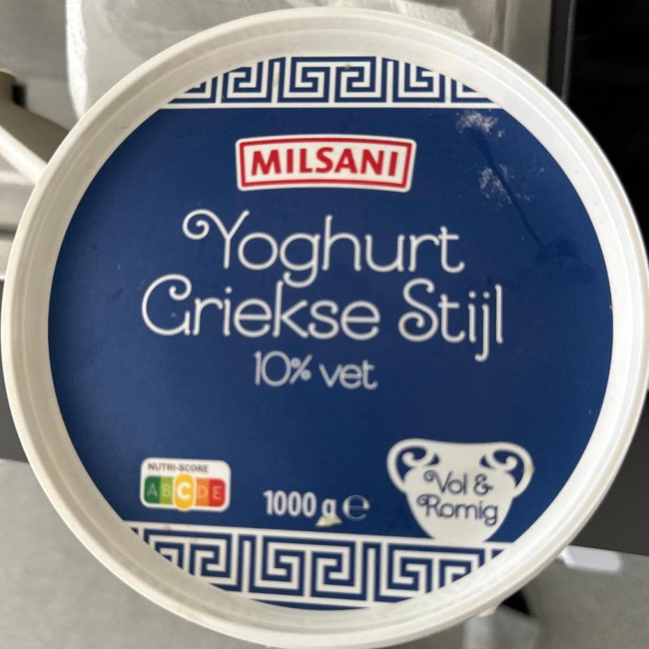 Фото - Yoghurt griekse stijl 10% Milsani