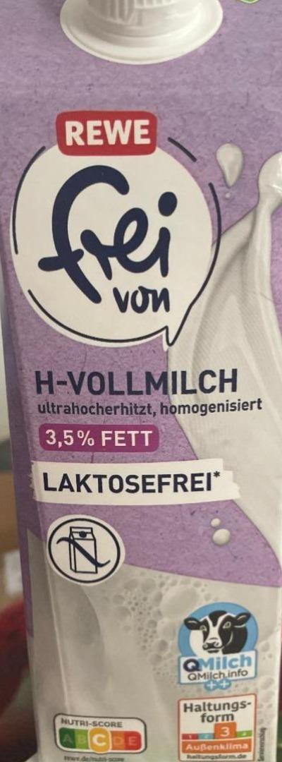 Фото - H-Vollmilch laktosefrei 3.5% fett Rewe