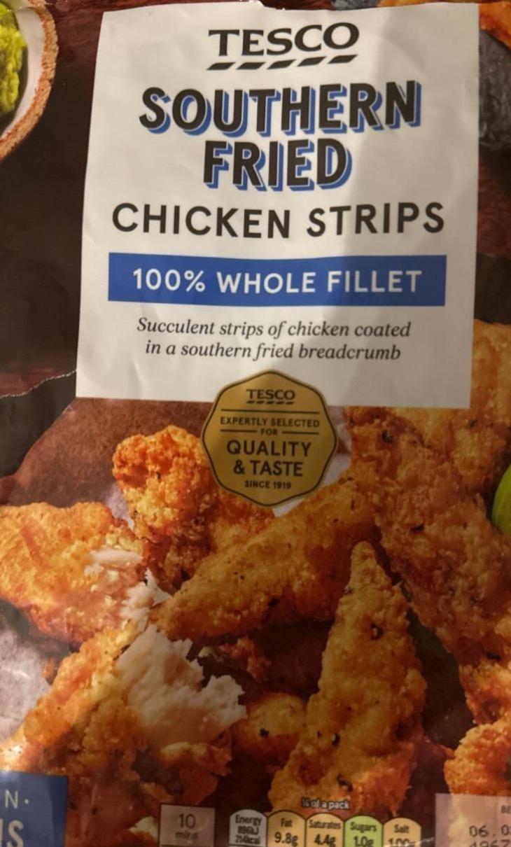 Фото - Southern fried chicken strips Tesco