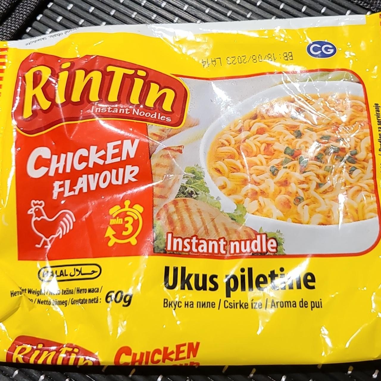 Фото - Chicken flavour Instant noodles RinTin Halal