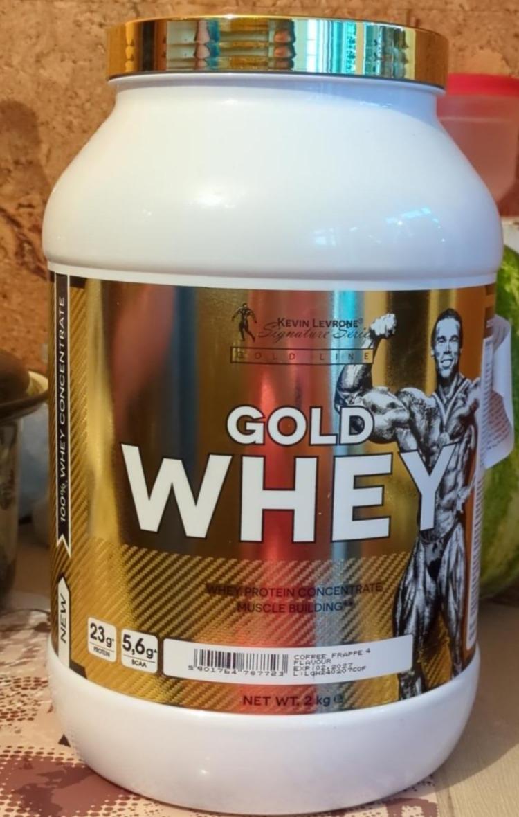 Фото - Протеїн Gold Whey Protein Coffee Frappe Kevin Levrone