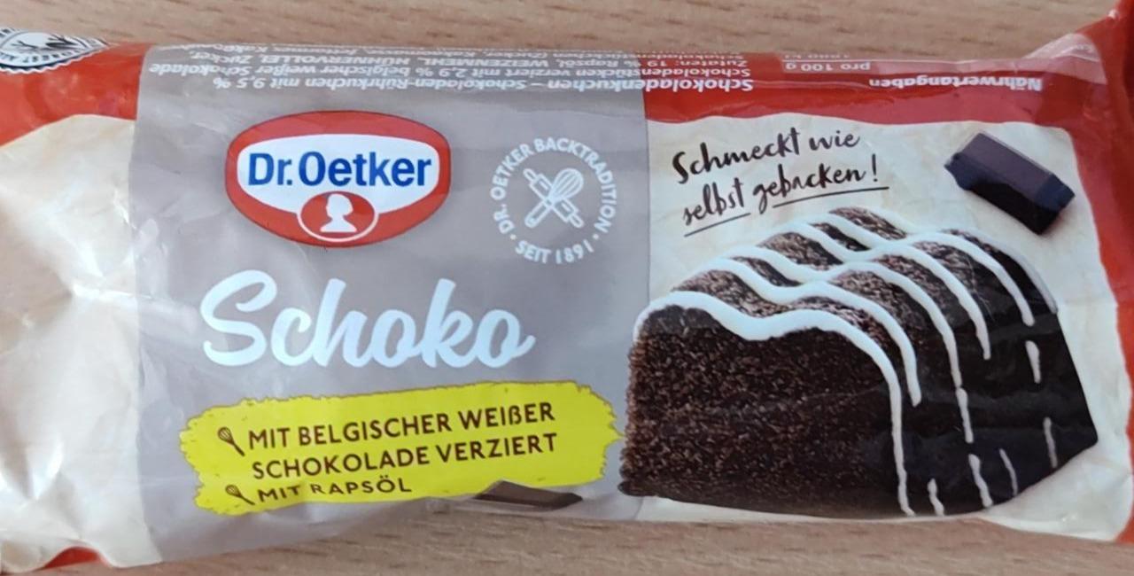 Фото - Schoko mit Belgischer weißer Schokolade verziert Dr. Oetker