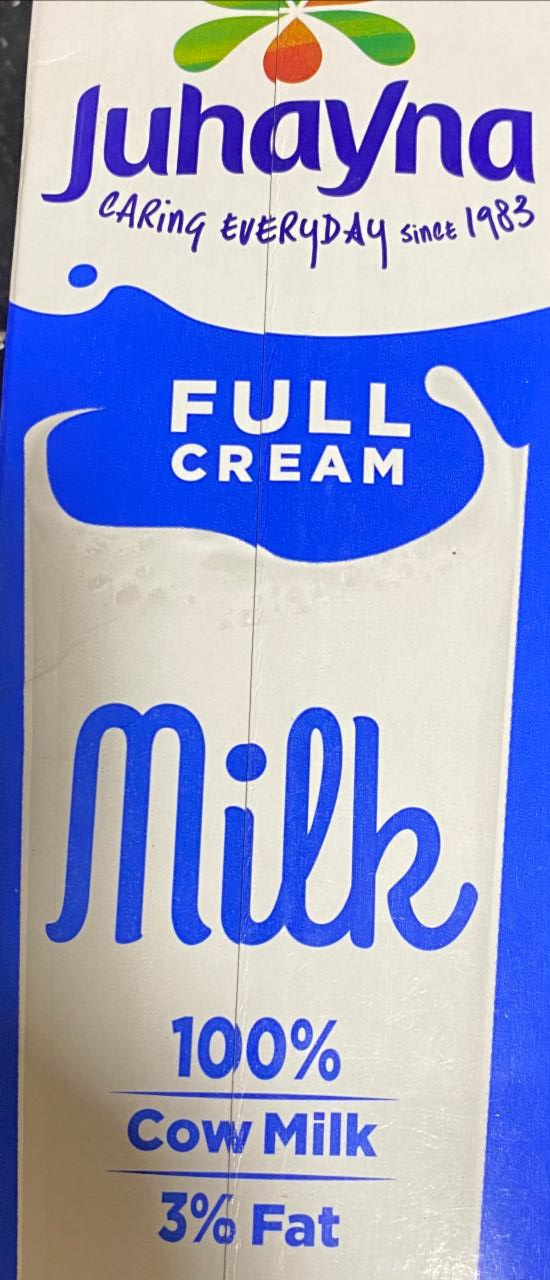 Фото - Milk 3% Full Cream Juhayna