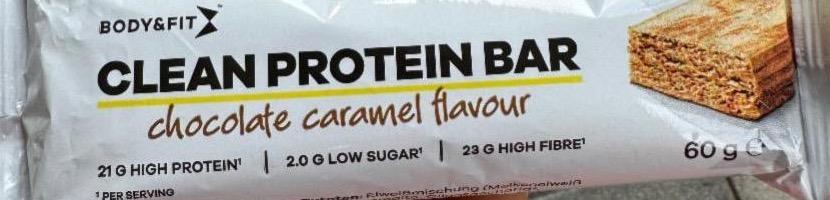 Фото - Clean protein bar chocolate caramel Body&fit