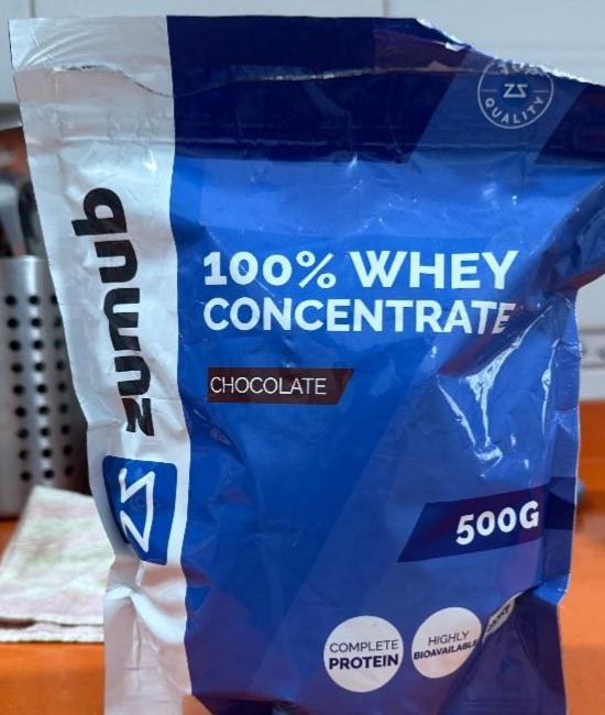 Фото - Протеїн 100% Whey Concentrate Chocolate Zumub