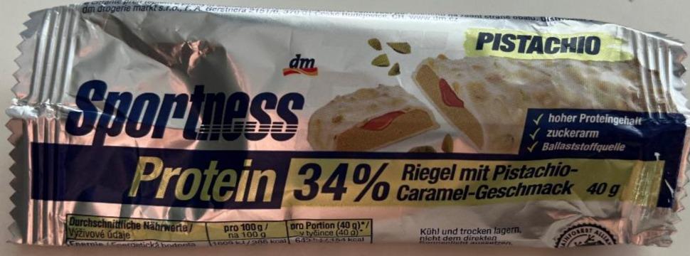 Фото - Protein 34% RIegel mit Pistachio-Caramel-Geschmack Sportness