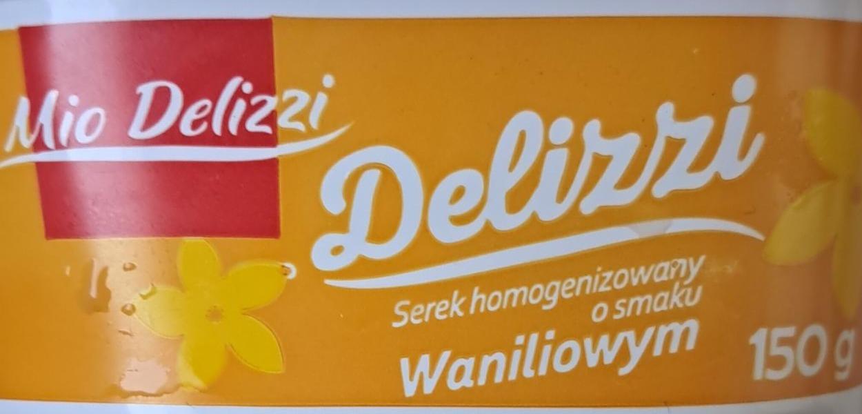 Фото - Delizzi Serek homogenizowany o smaku Wanilowym Mio Delizzi