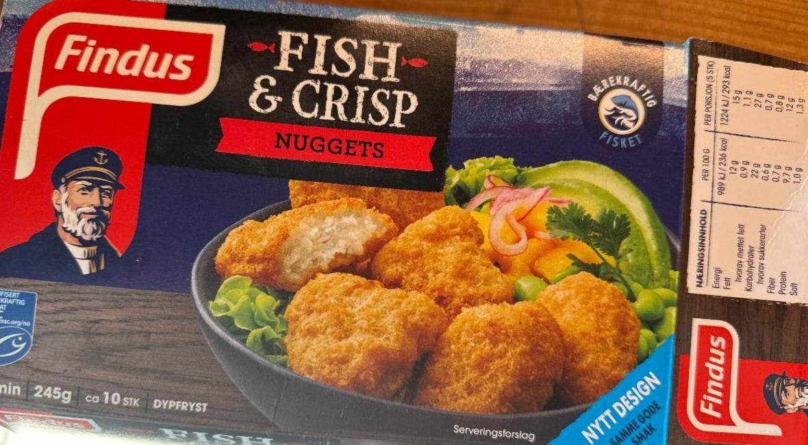 Фото - Fish & Crisp nuggets Findus