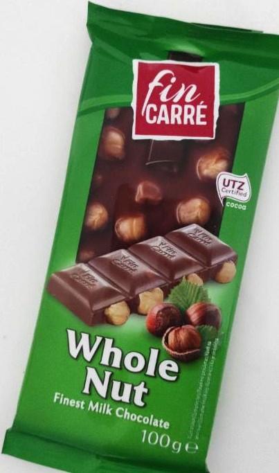 Фото - Whole nut finest milk chocolate Fin Carré