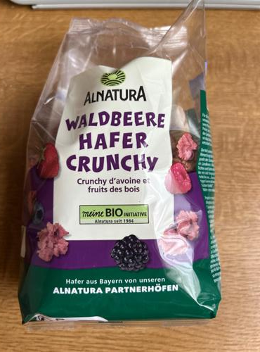 Фото - Мюслі Waldbeere Hafer Crunchy Alnatura