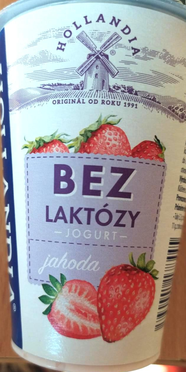 Фото - Jogurt bez laktózy jahoda Hollandia