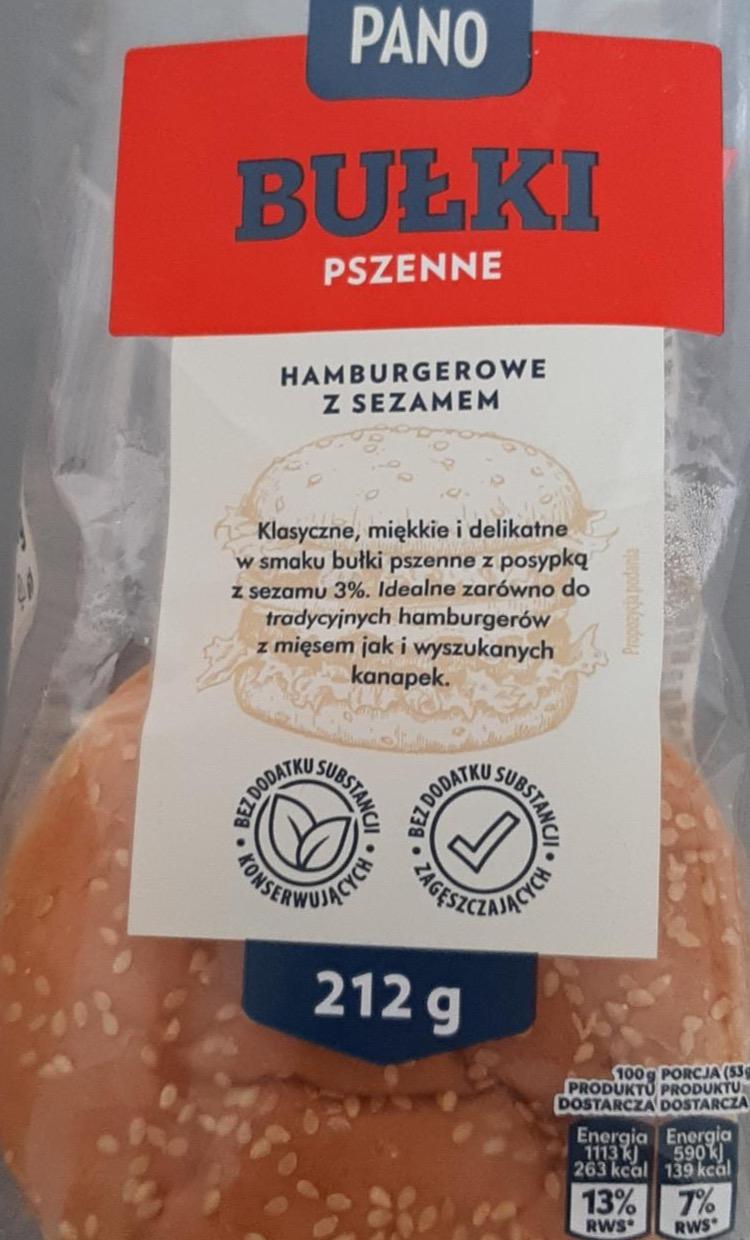 Фото - Bułki pszenne hamburgerowe z sezamem Pano