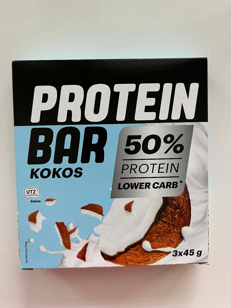 Фото - Батончик протеїновий 50% з кокосом Protein Bar Kokos Lidl