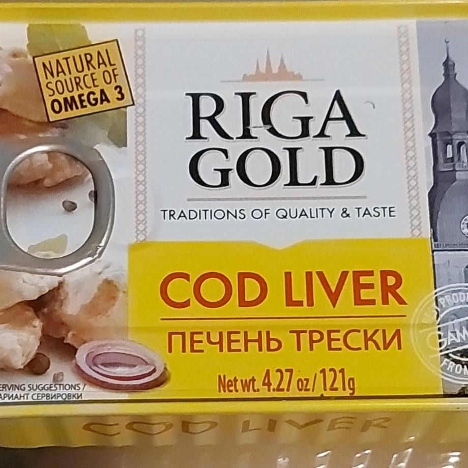 Фото - Печінка тріски Cod Liver Riga Gold