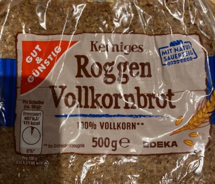 Фото - Roggen Vollkornbrot Gut&Günstig