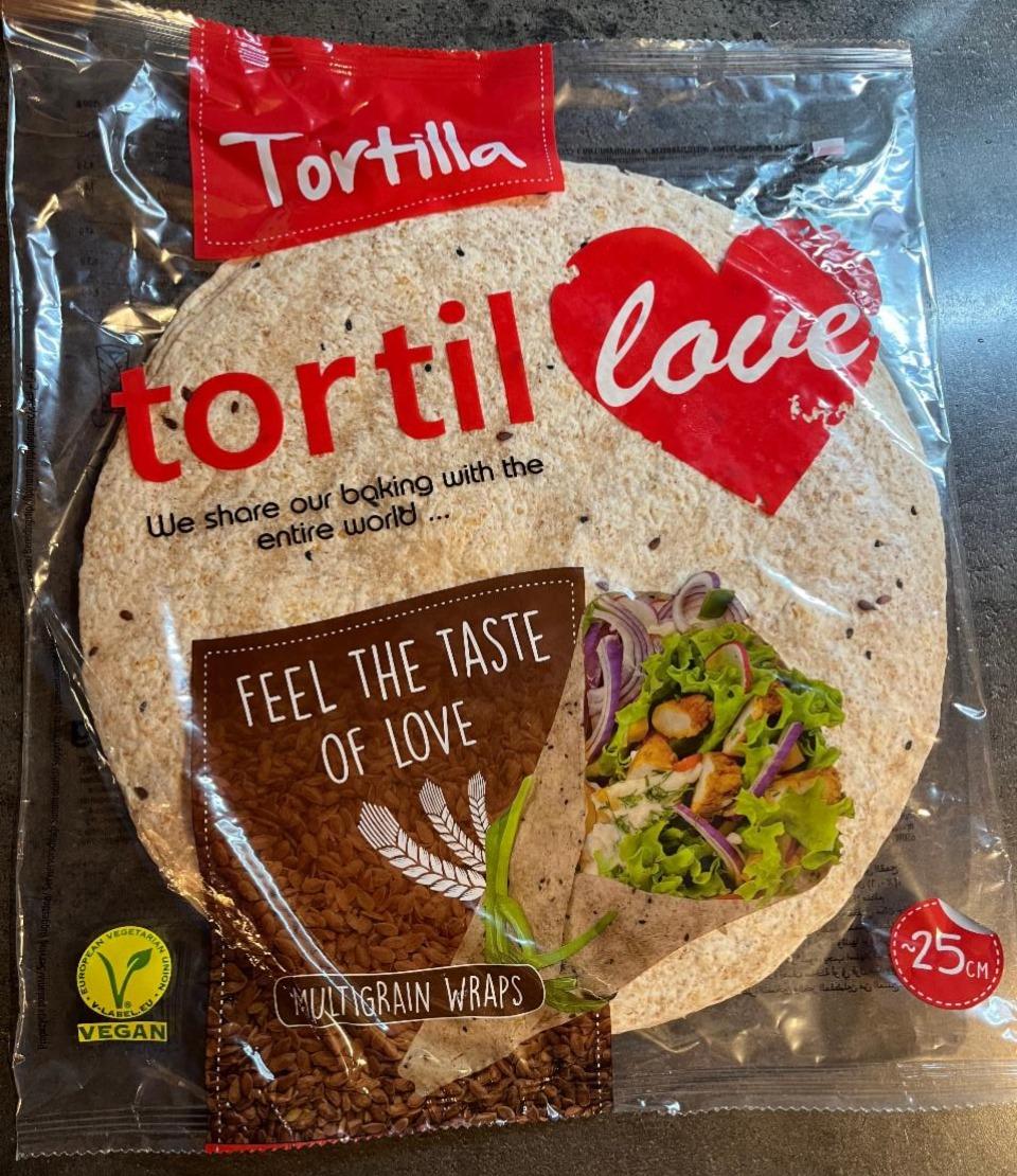 Фото - Tortillove pszenno-żytnia wieloziarnista z nasionami lnu i czarnuszka Tortilla