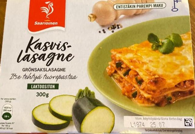 Фото - Kasvis lasagne Saarioinen