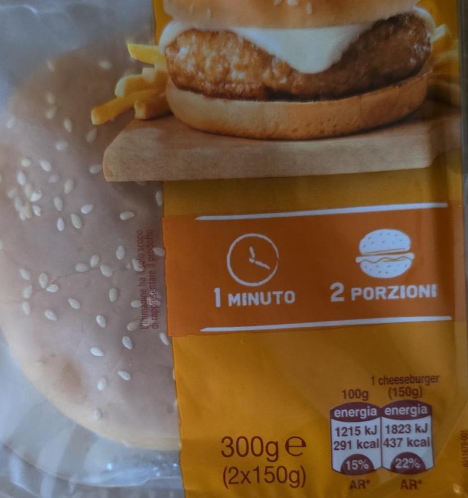 Фото - Cheeseburger tacchino e pollo Tre Mulini Eurospin