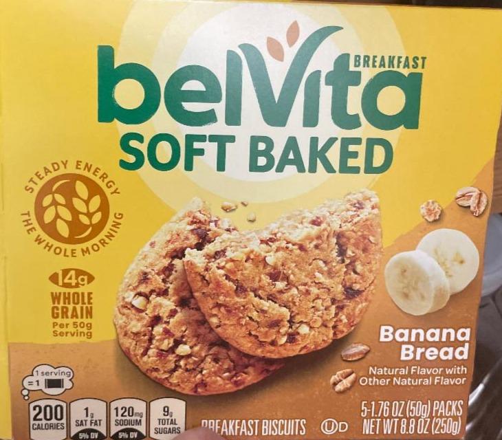 Фото - Soft Baked Banana Breakfast Biscuits BelVita