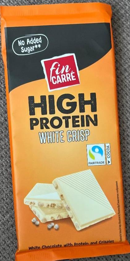 Фото - Шоколад білий White Crisp High Protein Fin Carre