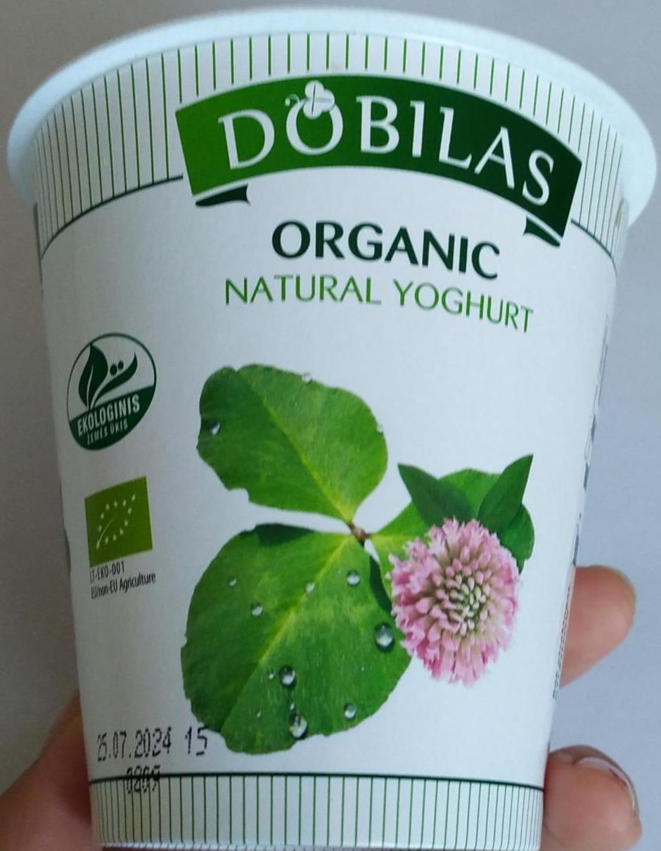 Фото - Organic natural yoghurt Dobilas