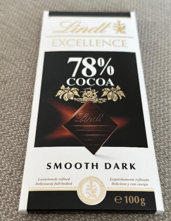 Фото - Шоколад 78% чорний Lindt Excellence