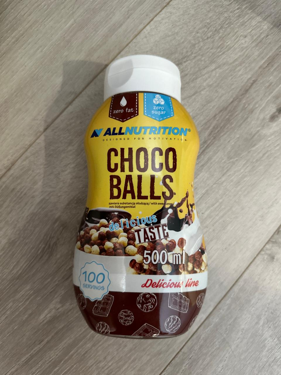 Фото - Choco Balls Sugar Free Syrup Allnutrition