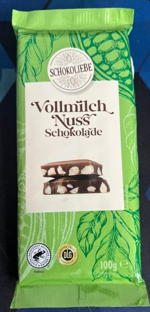 Фото - Vollmilch Nuss Schokolade Schokoliebe